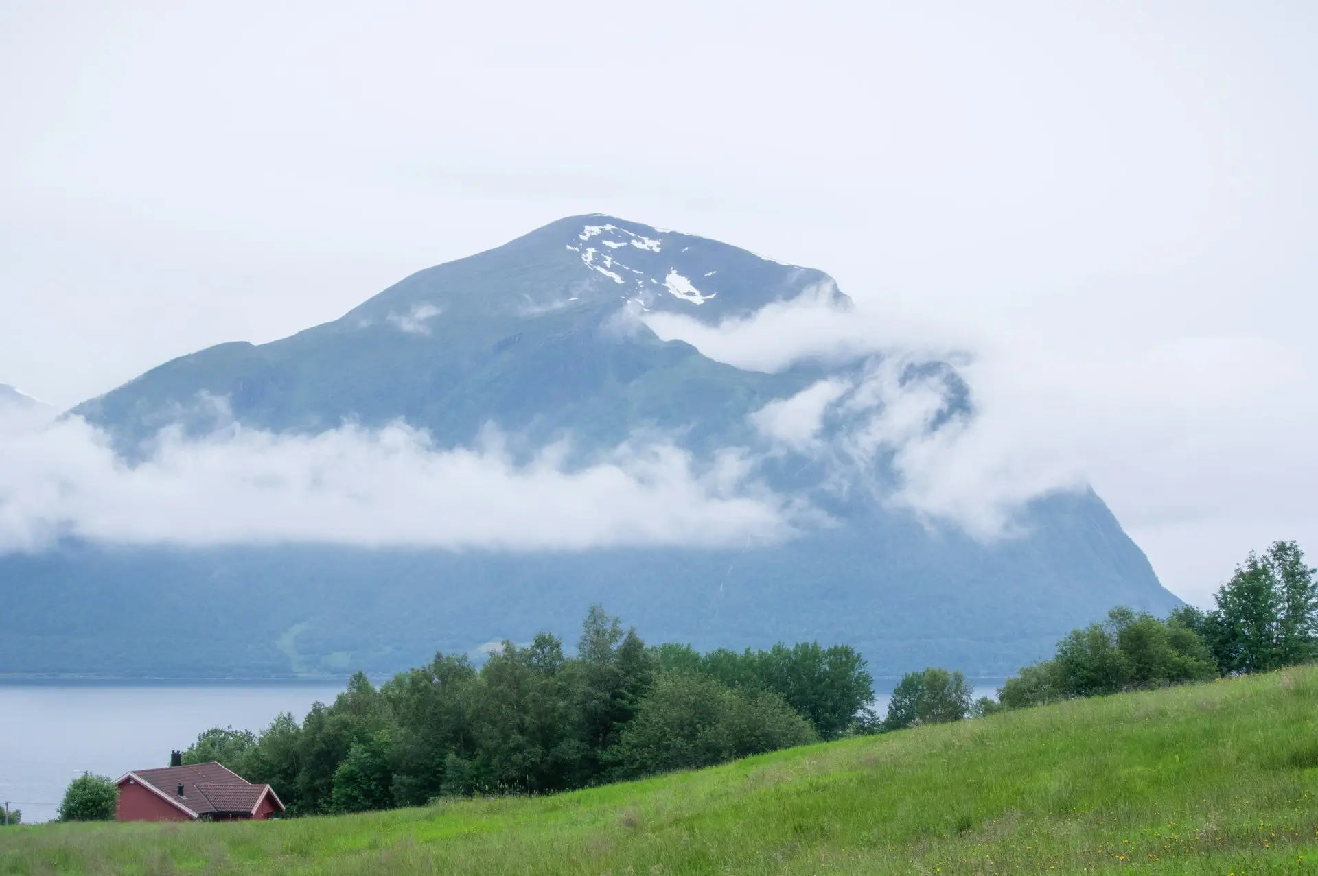 Norwegian fjord landscape